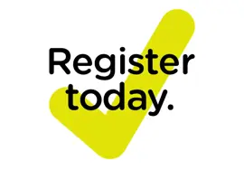 Image shows Elections Ontario Register Today logo. 