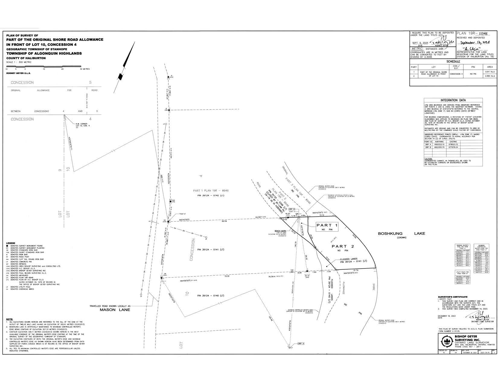 Image shows planning map of waterfront property.