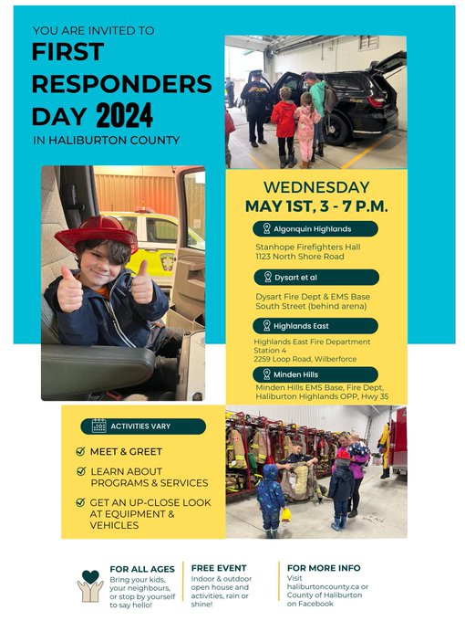 Image shows a poster for First Responders Day 2024