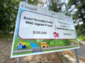 Image shows signage. 
