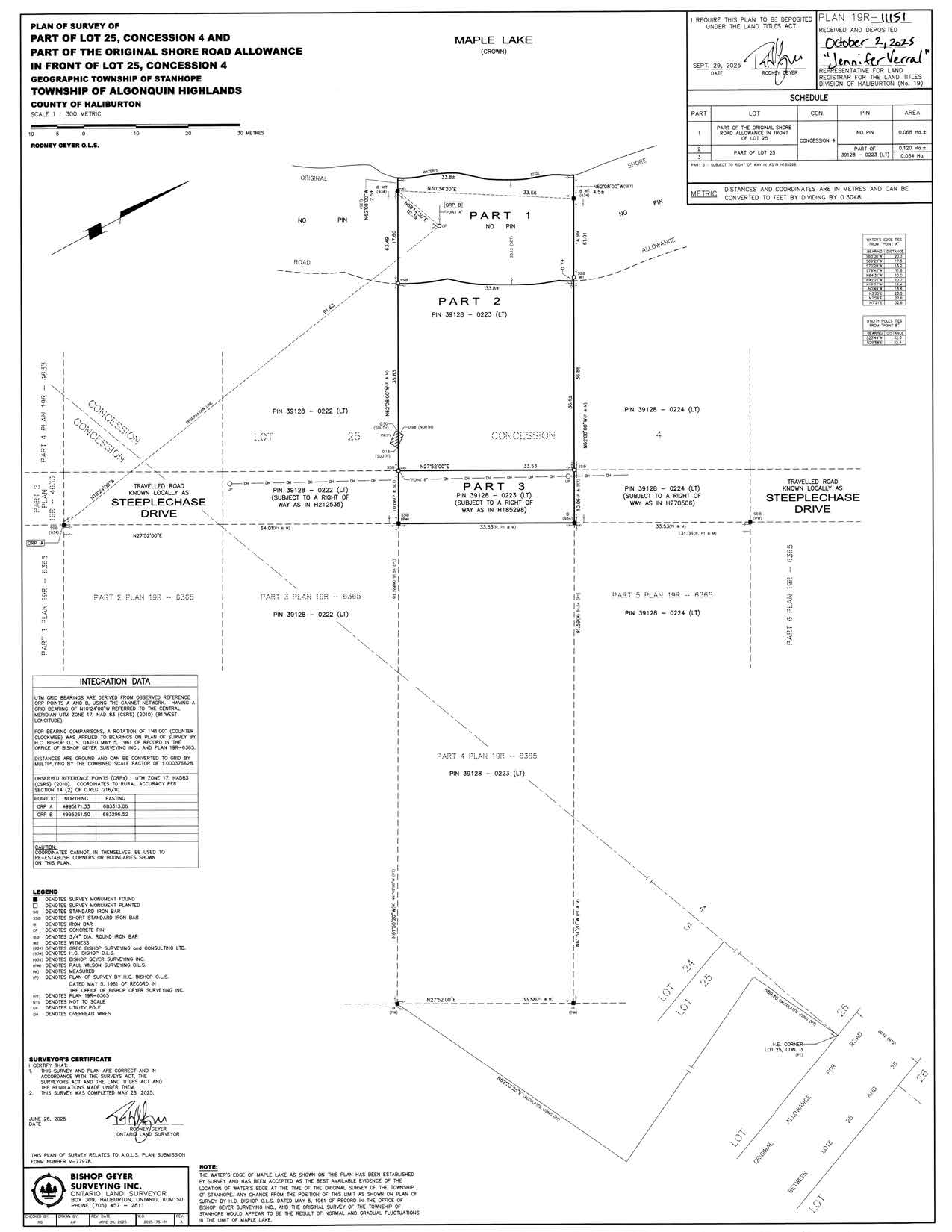 Image shows planning map of waterfront property.